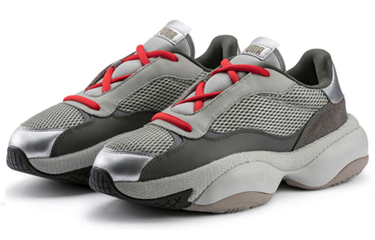 Кроссовки PUMA ALTERATION PN-2 (серо-серебристые) — фото 2