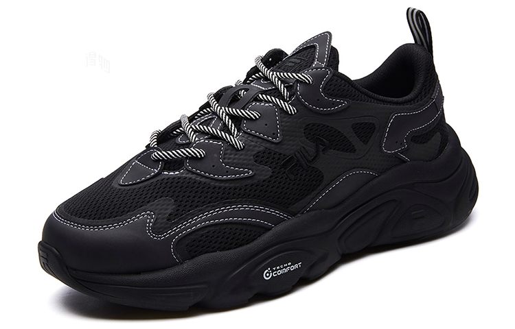 Мужские кроссовки Fila FUSION Mars 1 TPU (черные) — Чёрный — фото 3