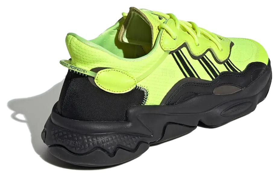 Кроссовки adidas originals Ozweego Solar Yellow (черно-желтые) — Чёрный / жёлтый — фото 4