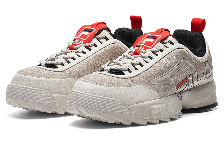 Женские кроссовки Fila Fusion Disruptor 2 (бело-серебристые) — фото 3