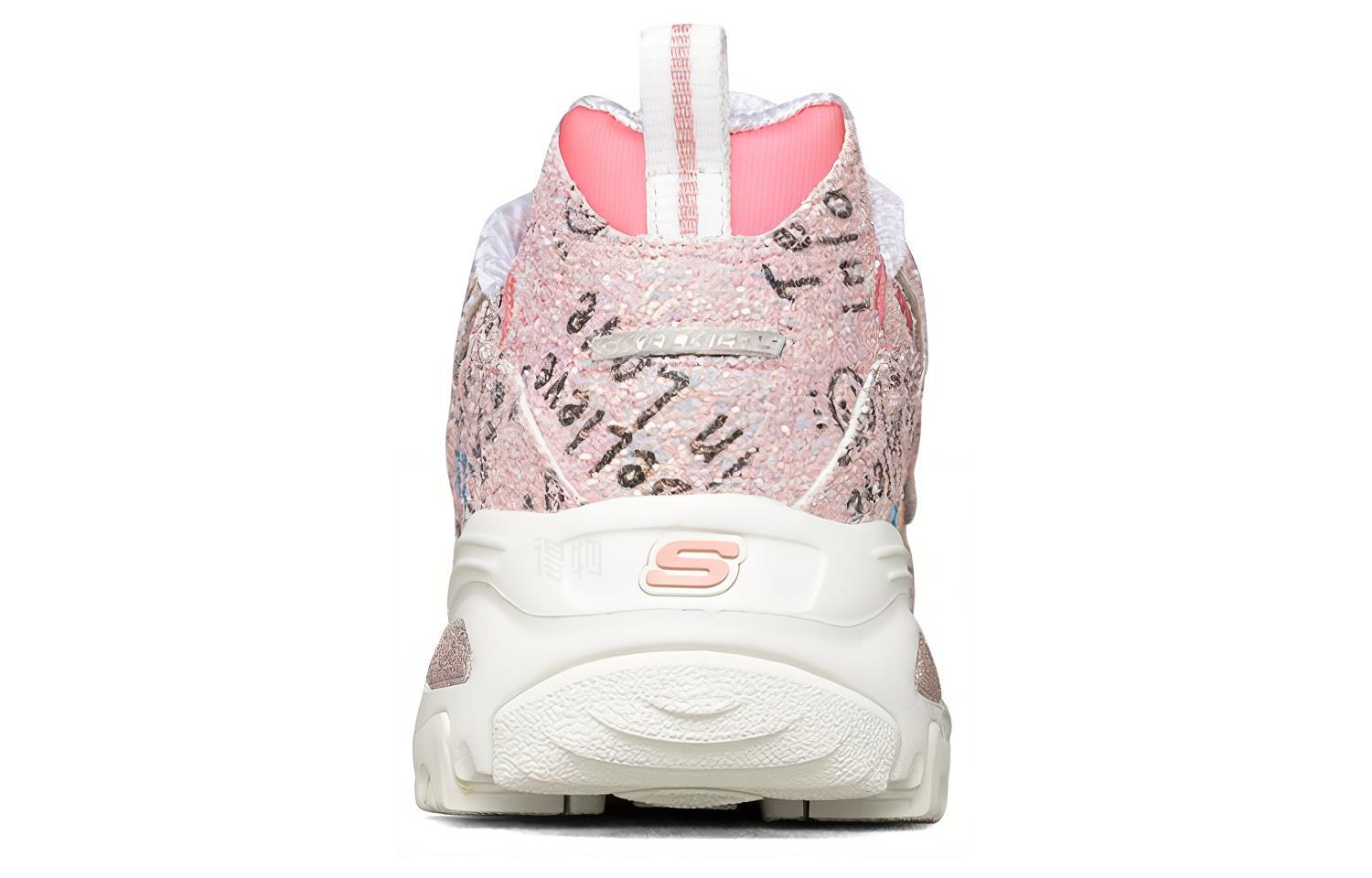 Женские кроссовки Skechers D'LITES 1.0 (розовый) — фото 4