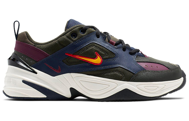 Мужские кроссовки Nike M2K Tekno (серо-сине-фиолетовые) — Серый / синий / фиолетовый — фото 2
