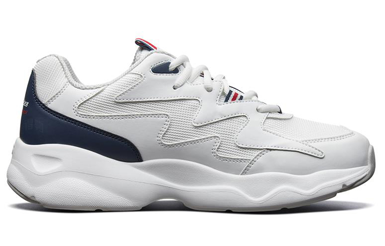 Мужские кроссовки Skechers D'LITES AIRY (бело-черно-красные) — фото 2