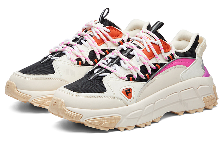 Женские кроссовки Fila FUSION Skyrunner (белого-розовый-черный) — Белыйрозовыйчёрный — фото 3