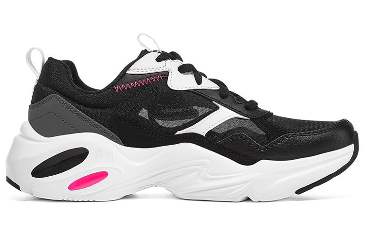 Женские кроссовки Skechers Stamina Airy (черно-белые) — фото 2