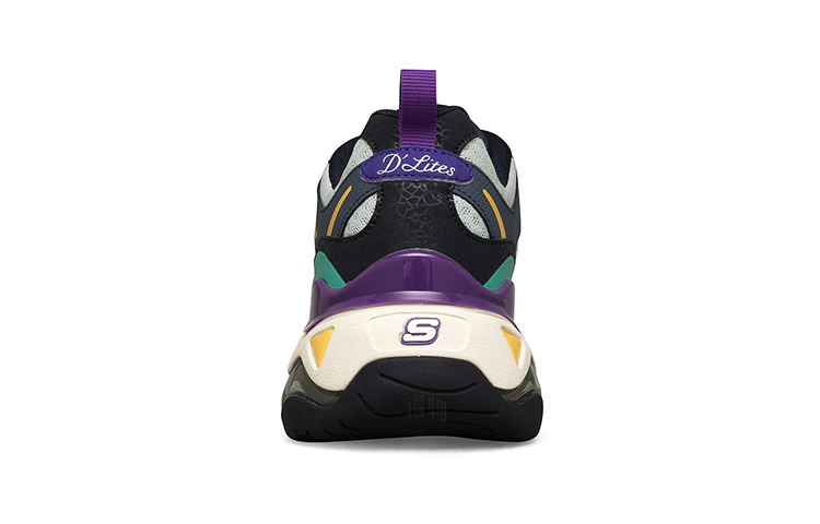 Женские кроссовки Skechers D'Lites (сине-фиолетовые) — фото 4