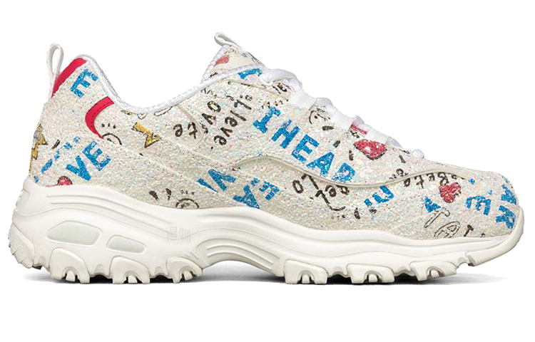 Женские кроссовки Skechers D'LITES 1.0 (разноцветные) — фото 2