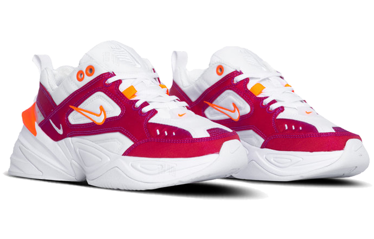 Женские кроссовки Nike M2K (бордово-белые) — фото 3