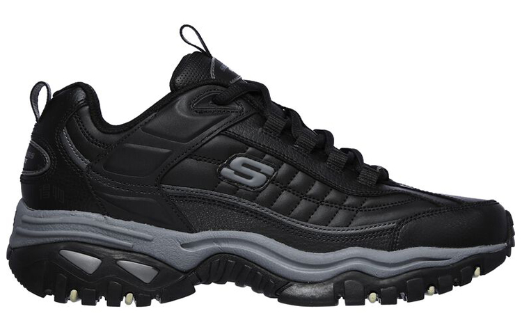Мужские кроссовки Skechers Energy (черно-серые) — Чёрный / серый — фото 2