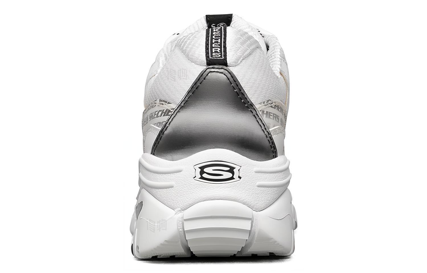 Женские кроссовки Skechers Energy (бело-черные) — Белый / чёрный — фото 4