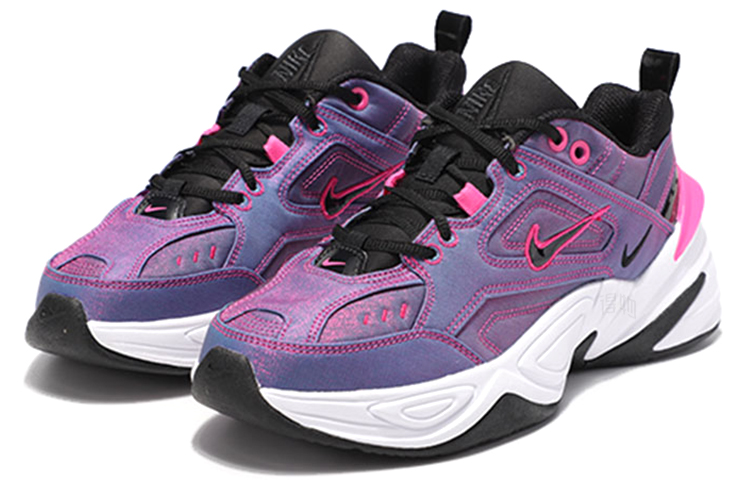 Женские кроссовки Nike M2K Tekno (бело-фиолетовые) — фото 3