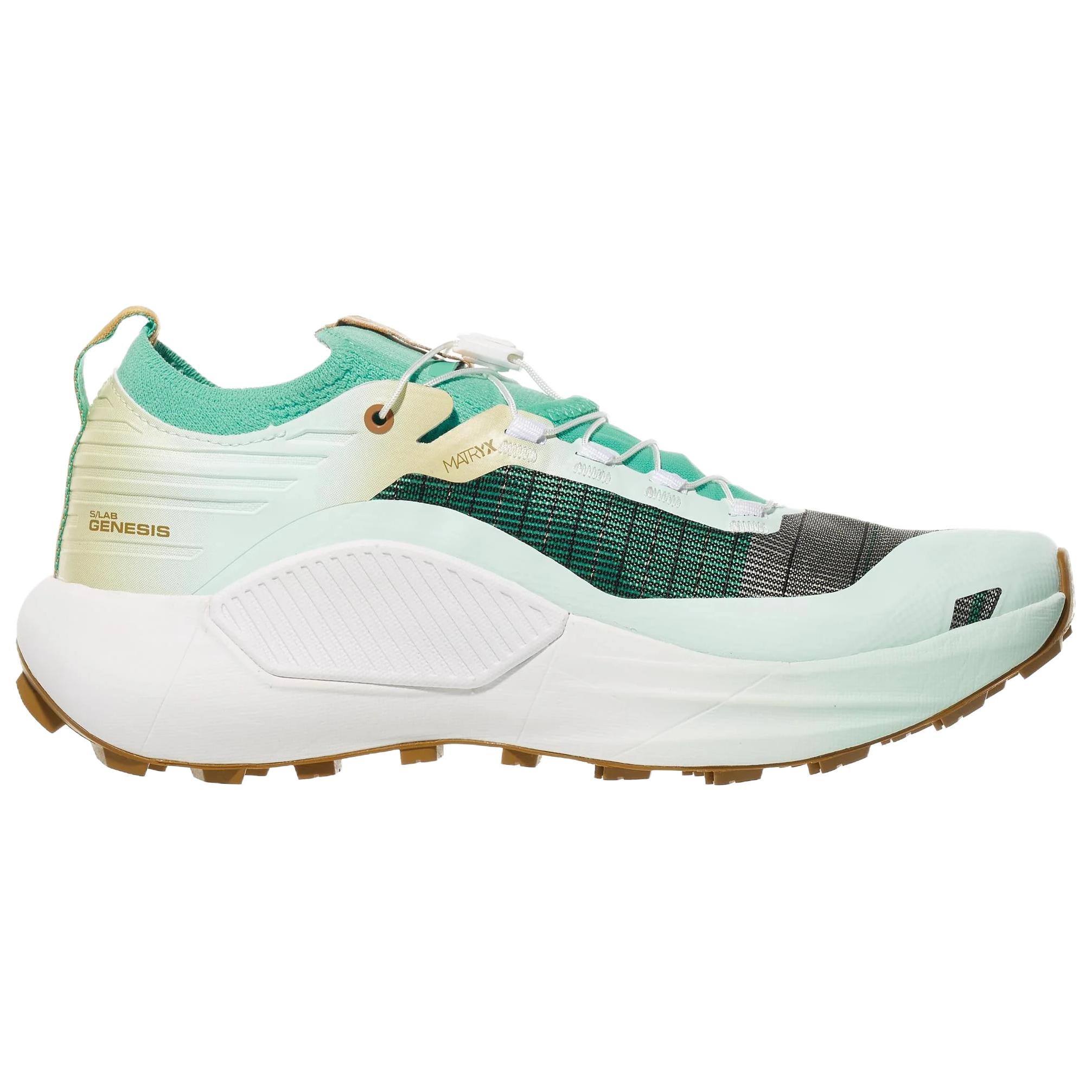 SALOMON S/LAB GENESIS Trail Running Shoes Unisex Light Yellow Green