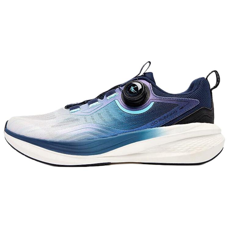 QIAODAN Cushioning Abrasion Resistant Lightweight Low top Casual Running Shoes Men’s Blue White