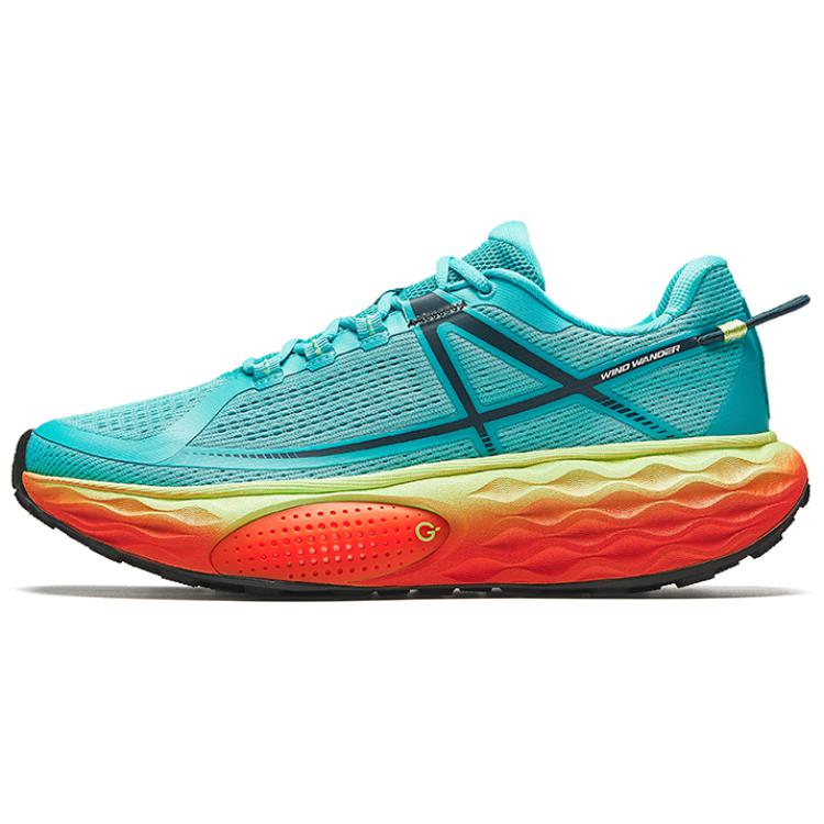 Anta Champion Series Abrasion Resistant Low top Casual Running Shoes Men's Zhuo Moon Cyan
