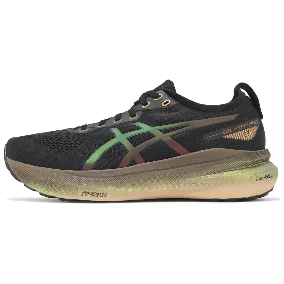 ASICS Gel Kayano 31 Mesh Abrasion Resistant Breathable Low top Running Shoes Men's Black