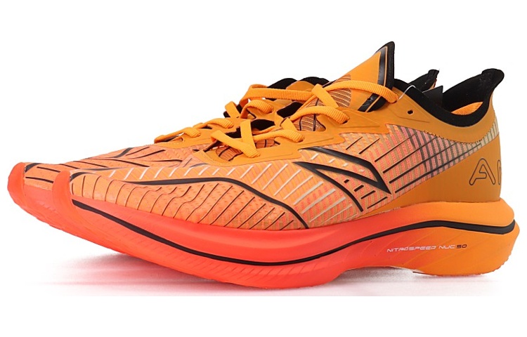 Anta C202 GT Abrasion Resistant Breathable Low top Running Shoes Men’s Yellow Red Black