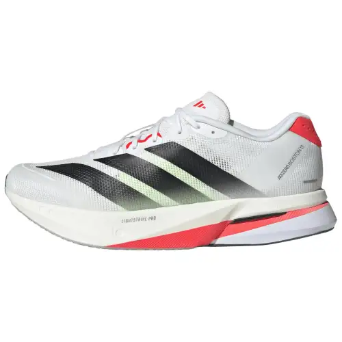 Adizero Boston 13 Adidas 'White Black Lucid Red'