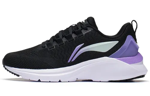 Li Ning Low top Running Shoes Women's Black Purple