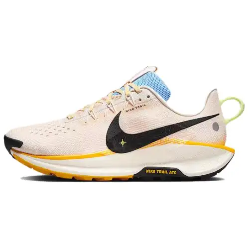 Nike REACTX PEGASUS TRAIL Comfortable and Versatile Low-top Casual Cross-Country Running Shoes Women's Beige