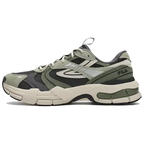 FILA DECODER Retro Sports Low top Outdoor Shoes Men's Black Gray Green
