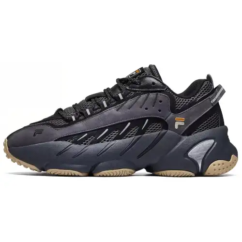 FILA FUSION Ade Fabric Low top Chunky Sneakers Men's Black