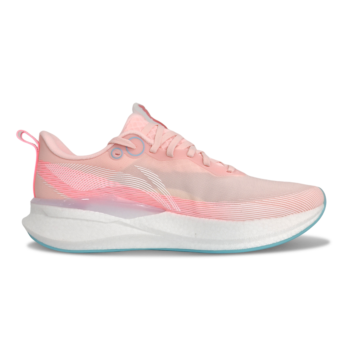 Li Ning Red Hare 8PRO Cushioning Slip Resistant Abrasion Resistant Low top Casual Running Shoes Unisex Pink Blue