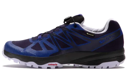 SALOMON Gore Tex Outdoor Shoes Women's Low Top Blue/Black