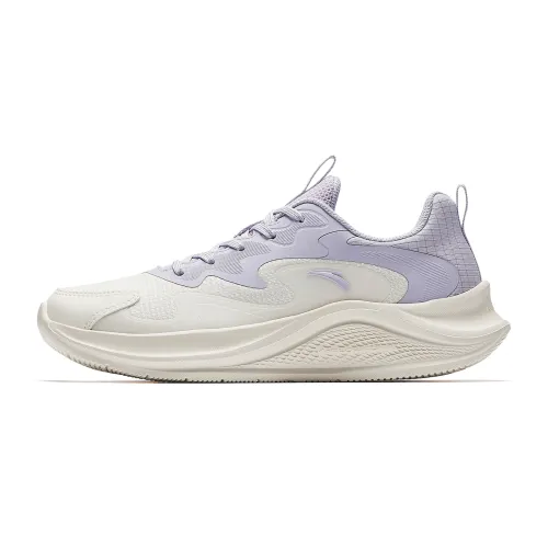 Anta Cushioning Abrasion Resistant Breathable Lightweight Rebound Low top Casual Running Shoes Women's