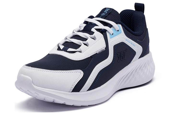 361° Casual Slip Resistant, Abrasion Resistant, Breathable Low top Running Shoes Men’s White Blue