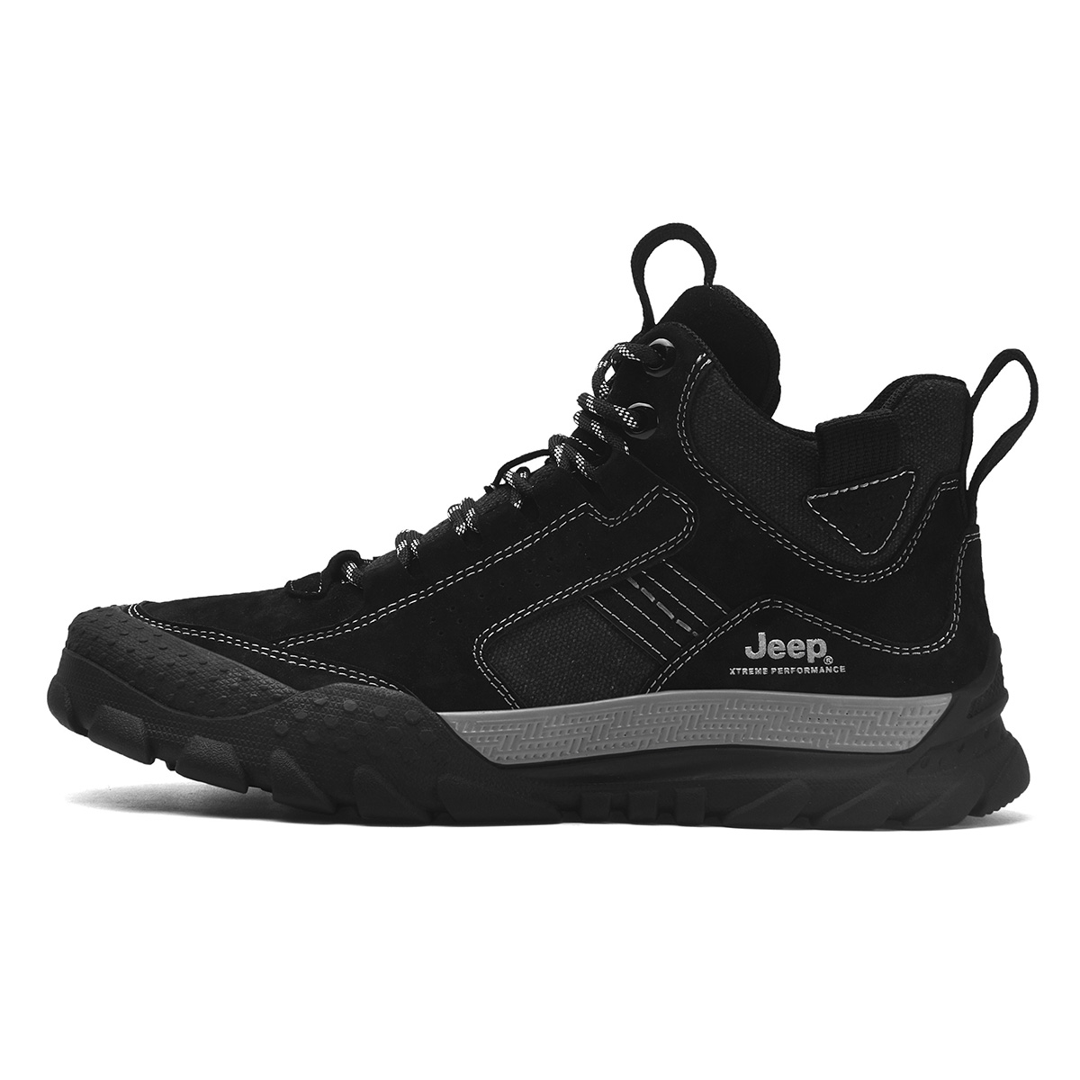 Jeep Mid top Outdoor Shoes Men’s Black