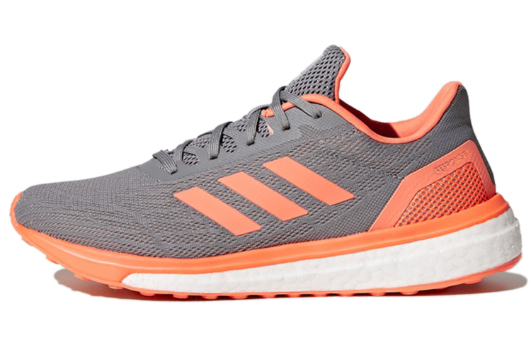 Adidas Response Running Shoes Women's Low Top Gray/Orange