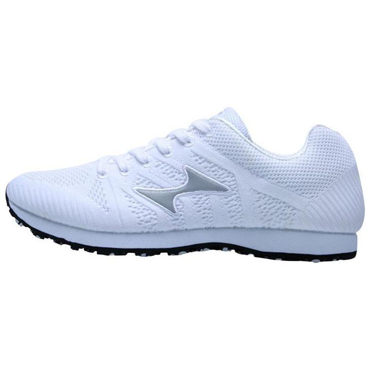 HEALTH Cushioning Abrasion Resistant Low top Running Shoes Unisex White