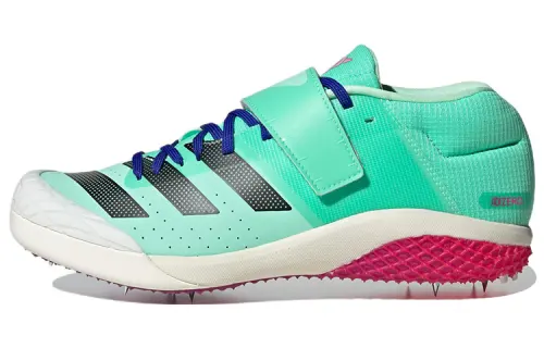 Adidas Adizero Javelin Fabric Slip Resistant, Abrasion Resistant, Lightweight Low top Running Shoes Unisex Green Black