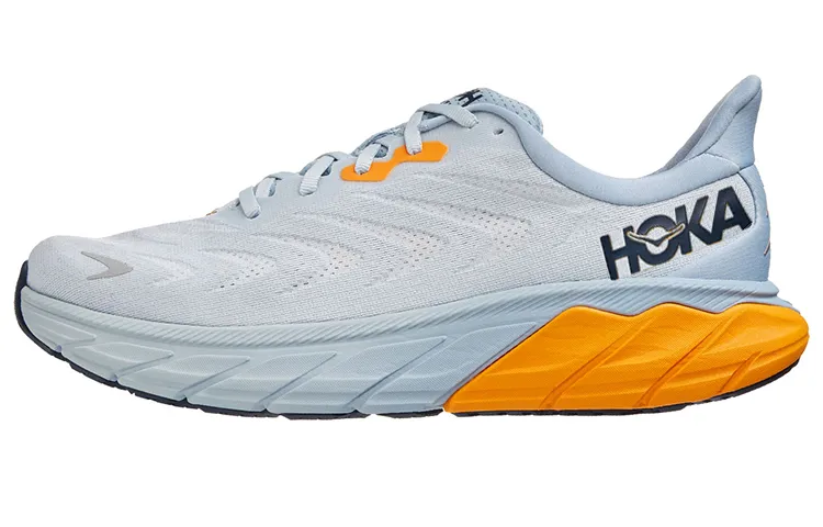 HOKA ONE ONE Arahi 6 Plein Air Blue Fog Orange