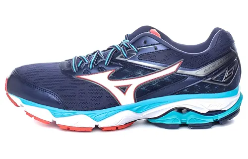 Mizuno Wave Ultima 9 Slip Resistant Abrasion Resistant Low top Running Shoes Blue White