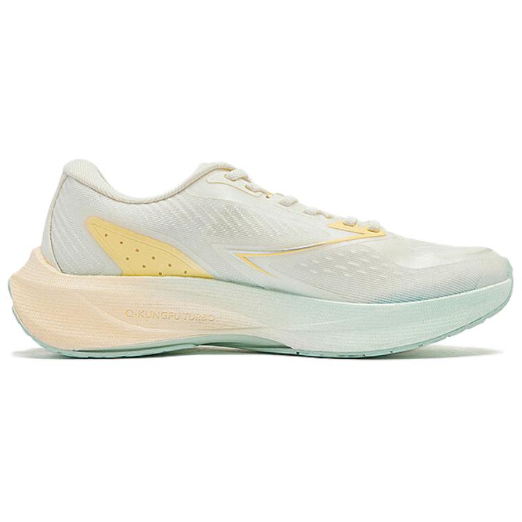 QIAODAN Flying Shadow 4.0 Racing Slip Resistant Low top Running Shoes Women’s Green Orange