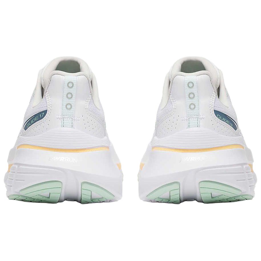 Saucony GUIDE 17 Slip Resistant Abrasion Resistant Low top Casual Running Shoes Women’s White