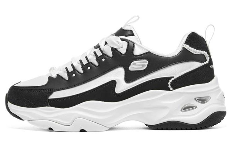 Женские кроссовки Skechers D'LITES 4.0 (черно-белые)