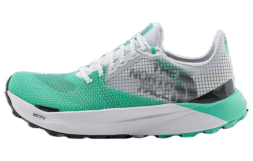 THE NORTH FACE Peak Collection Slip Resistant Abrasion Resistant Low top Running Shoes Women's Green