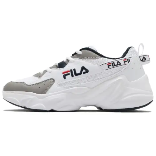 FILA Hidden Tape 2 Abrasion Resistant Low top Chunky Sneakers Unisex White