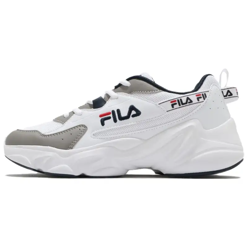 FILA Hidden Tape 2 Abrasion Resistant Low top Chunky Sneakers Unisex White