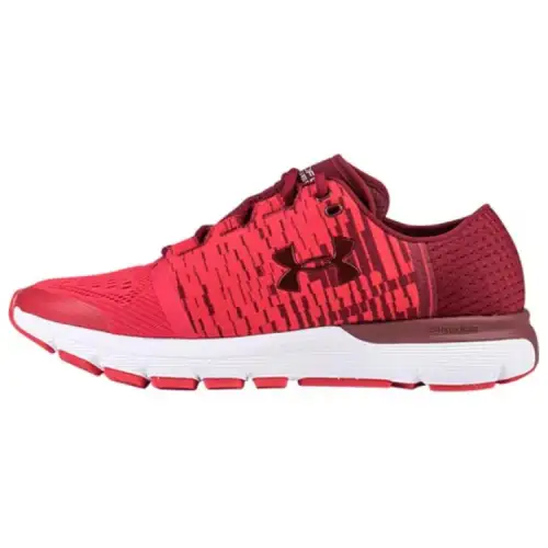 Under Armour Abrasion Resistant Low top Casual Running Shoes Men's Red