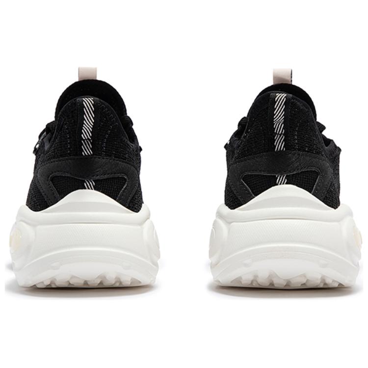361° Cushioning Abrasion Resistant Cushioning, Wear Resistant Low top Casual Running Shoes Women’s Black White
