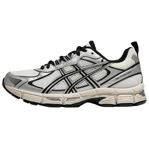 ASICS Abrasion Resistant Low top Running Shoes Women's White Black