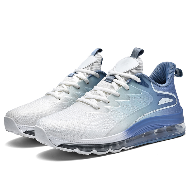 BIANSULONG Running Shoes Men’s Low Top White Blue