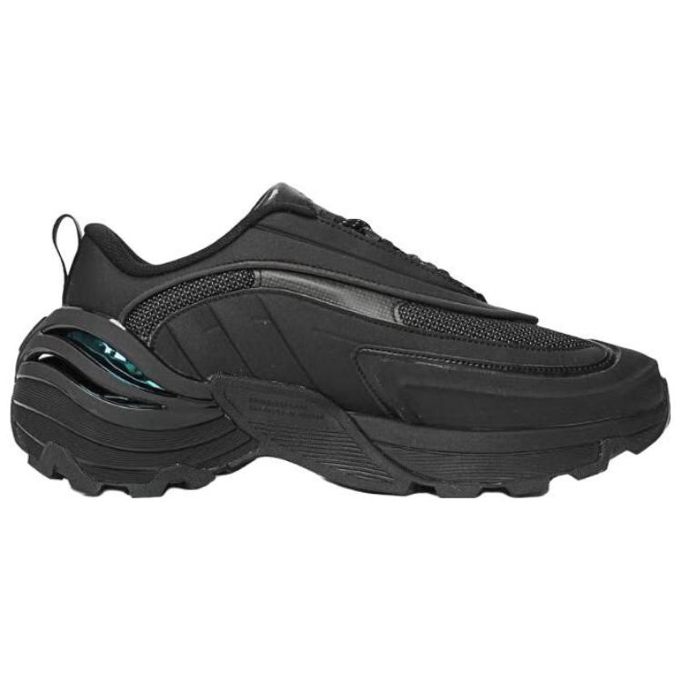 Adidas Wonder Runner Textile, Synthetic Leather Abrasion Resistant Low top Running Shoes Unisex Black