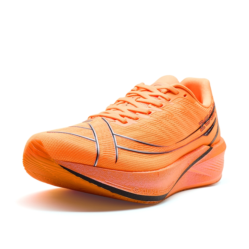 XTEP 260X 2.0 Low top Carbon Plate Marathon Training Physical Fitness Test & Exam Running Shoes Men’s Orange Heart