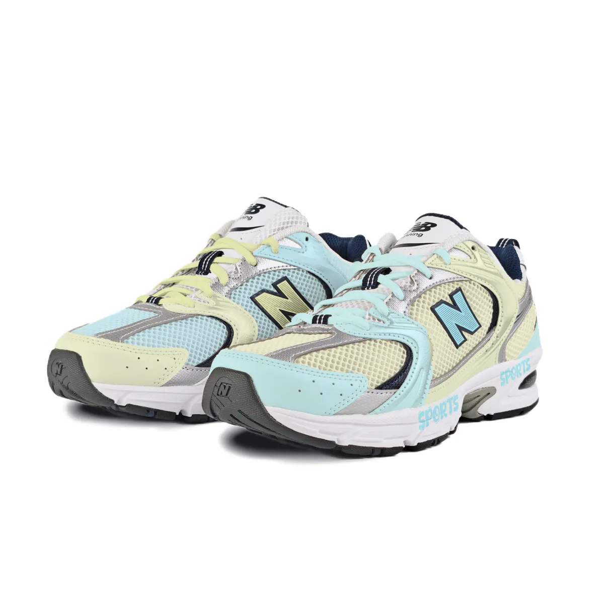 New Balance NB 530 Low top Running Shoes Unisex Yellow Green