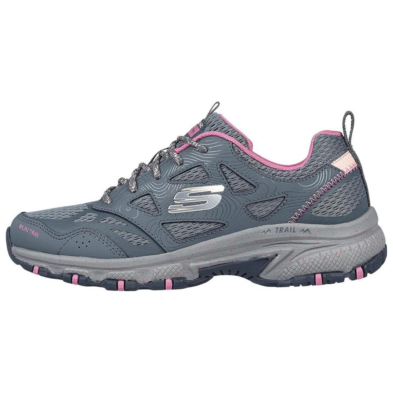 Skechers Hillcrest Low top Casual Running Shoes Women's Gray Pink