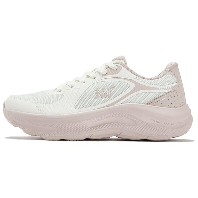 361° Star Leap Cushioning Lightweight Rebound Low top Casual Training Running Shoes Women’s Feather White Fresh Pink